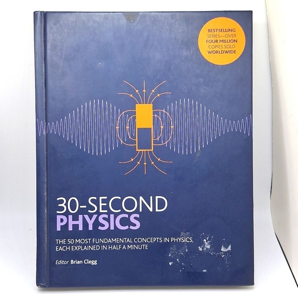 30 second physics hardcover science book